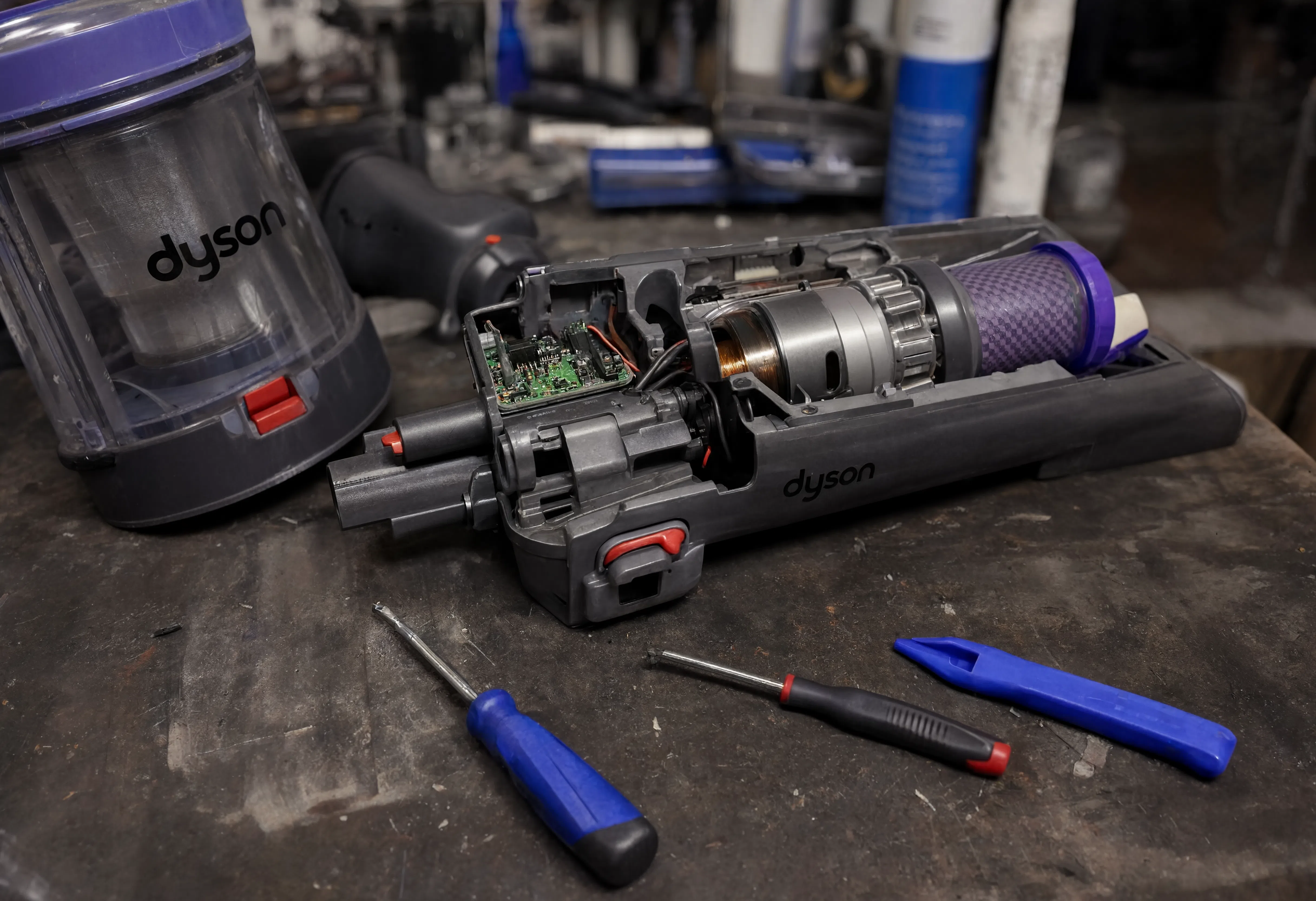 Процесс ремонта техники Dyson - Фото 7